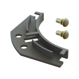 1 pcs : EFA04-34-R02 - FIBER OPTIC CORNER GUIDE BLK