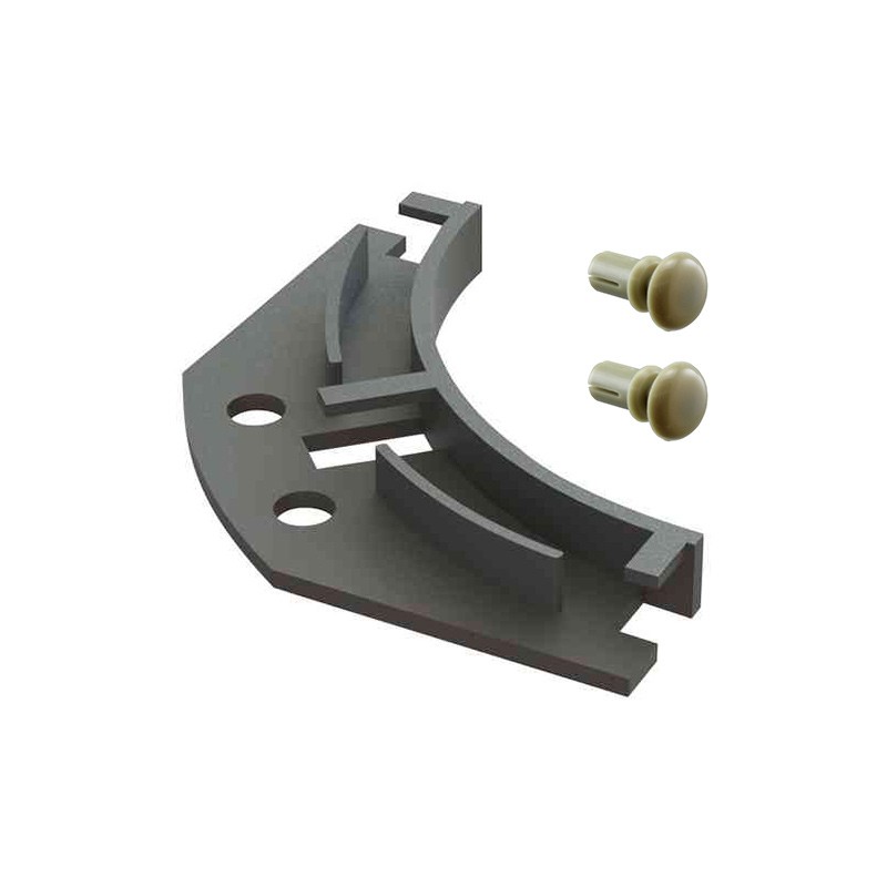 1 pcs : EFA04-34-R02 - FIBER OPTIC CORNER GUIDE BLK