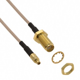 1 pcs : 0897616801 - Coaxial SMA to MMCX RG-178 12.00' (304.80mm)