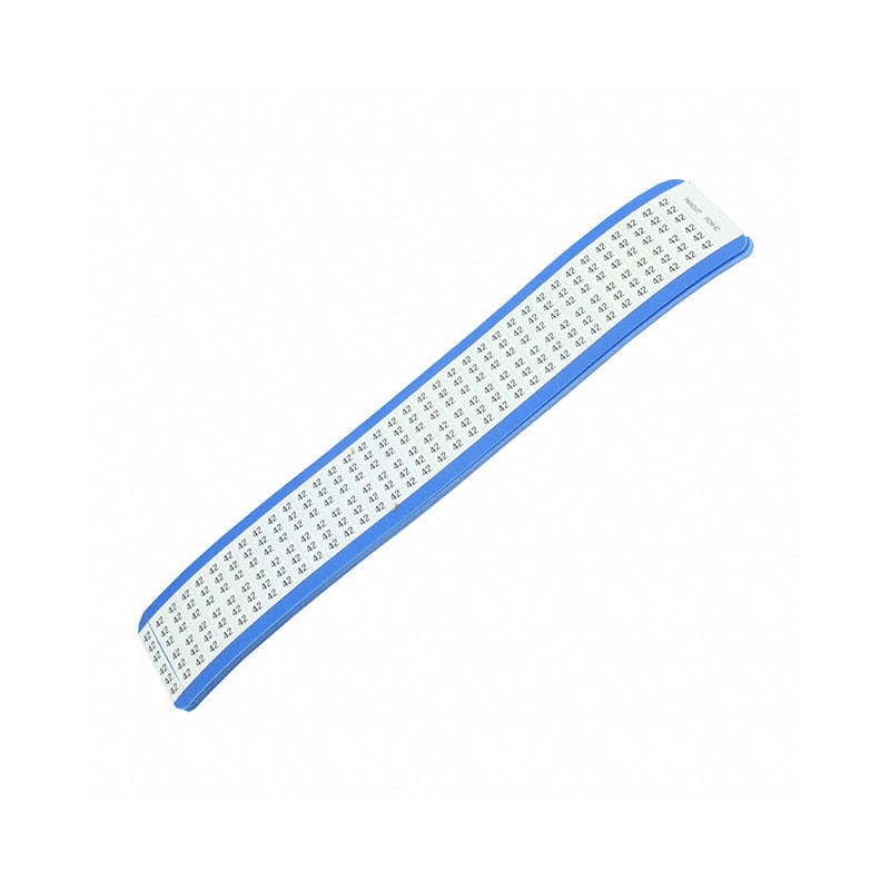 1 pcs : PCM-42 - WIRE MARKR CARD 6.4MMX38.1MM WHT