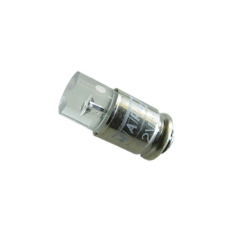 1 pcs - Marl Red LED Indicator Lamp, 12V dc, Midget Groove Base, 4.9mm Diameter, 11000mcd