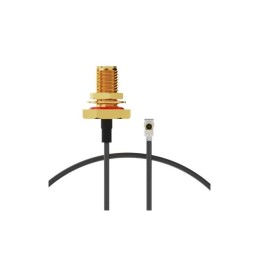 1 pcs : CAB417RF-0300-A-1 - Coaxial SMA to IPEX MHF4L LK 1.37mm OD Coaxial Cable 11.811' (300.00mm)