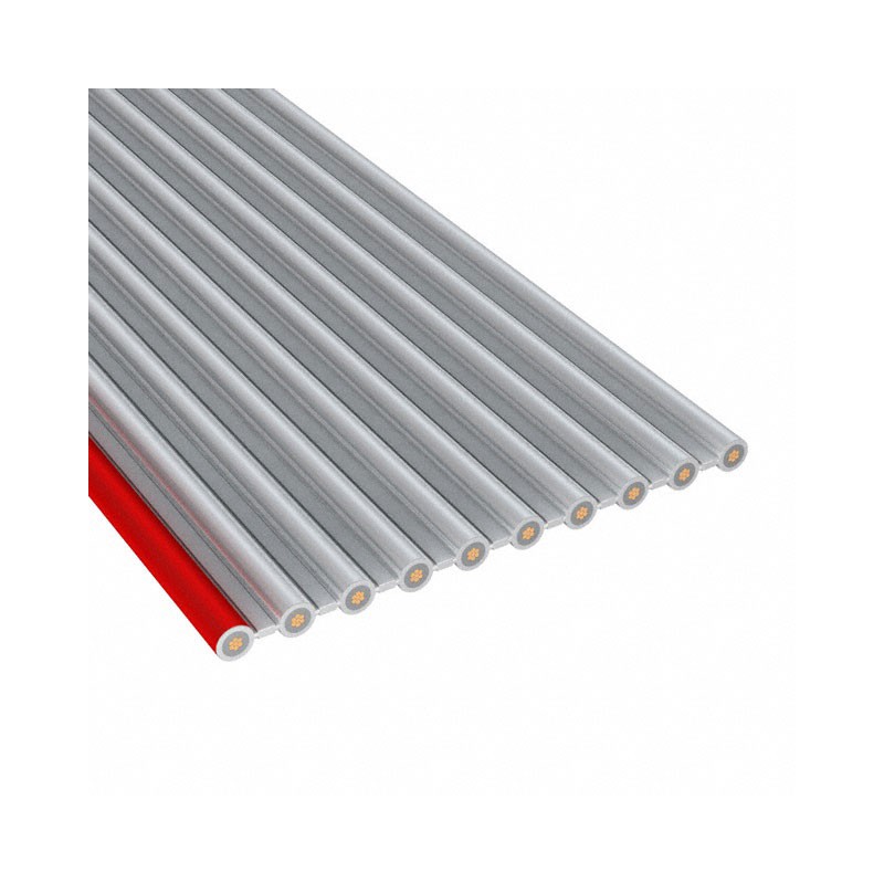 1 pcs : 8125/10 100 - CBL RIBN 10COND 0.1 GRAY FOOT