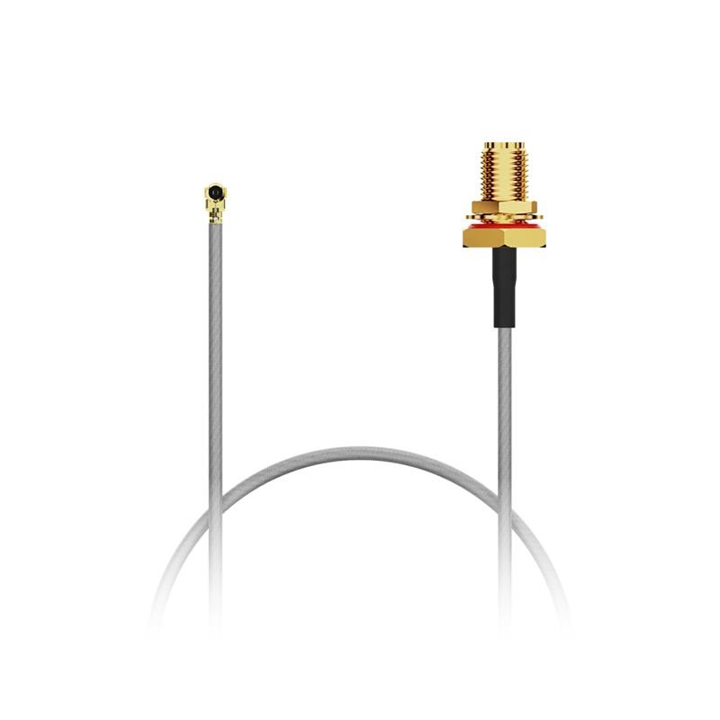 1 pcs : CAB528RF-0200-A-1 - Coaxial IPEX MHF1 to SMA 1.37mm OD Coaxial Cable 7.874' (200.00mm)