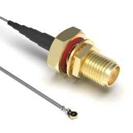 1 pcs : CAB429RF-0200-A-1 - Coaxial SMA to IPEX MHF5L 1.13mm OD Coaxial Cable 7.874' (200.00mm)