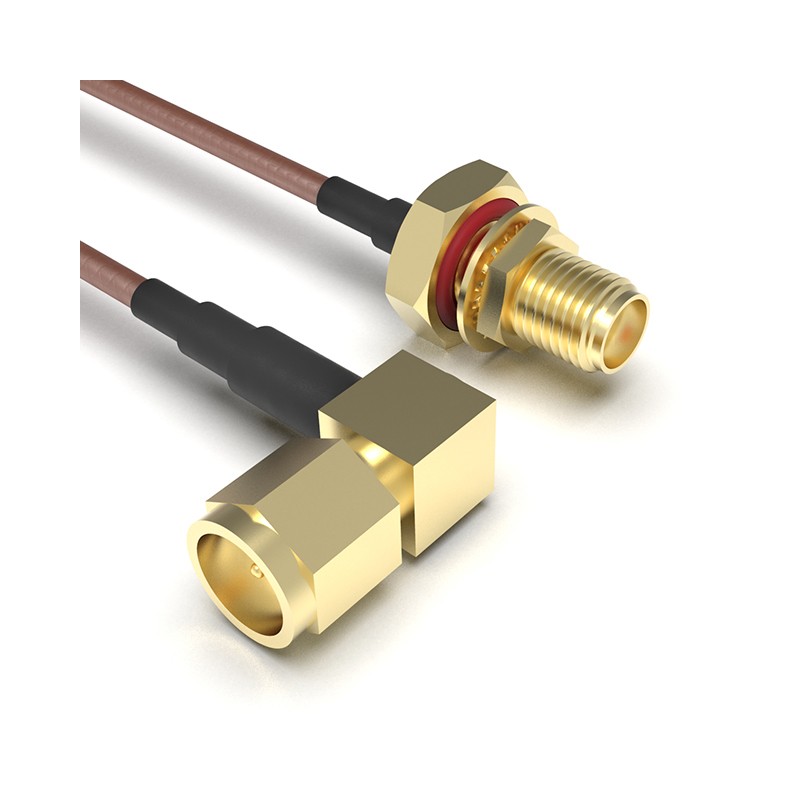 1 pcs : CABLE 305 RF-0200-A-1 - Coaxial SMA to SMA RG-178 7.874' (200.00mm)