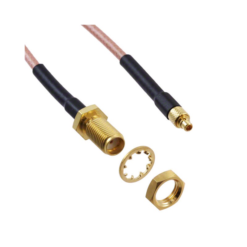 1 pcs : 415-0071-006 - Coaxial SMA to MMCX RG-316 6.000' (152.40mm)