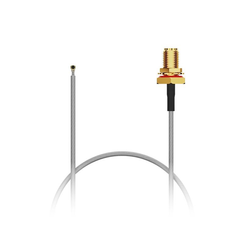 1 pcs : CAB530RF-0200-A-1 - Coaxial IPEX MHF4L to SMA 1.37mm OD Coaxial Cable 7.874' (200.00mm)