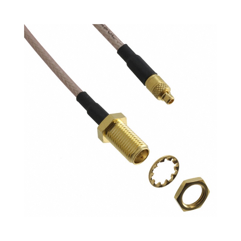 1 pcs : 0897616812 - Coaxial SMA to MMCX RG-316 18.00' (457.20mm)