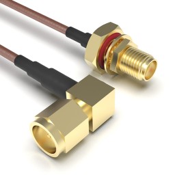 1 pcs : CABLE 305 RF-0300-A-1 - Coaxial SMA to SMA RG-178 11.811' (300.00mm)