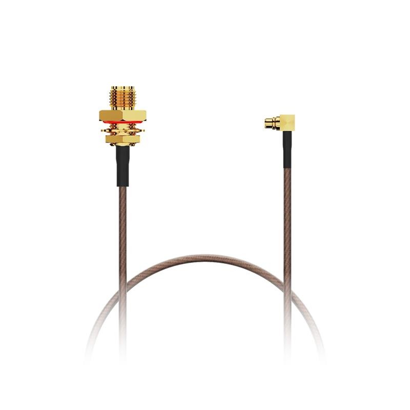 1 pcs : CAB497RF-0200-A-1 - Coaxial SMA to MMCX 1.37mm OD Coaxial Cable 7.874' (200.00mm)