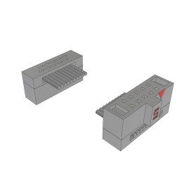 1 pcs : FFTP-05-D-03.85-01-N-R - .050 X .050 C/L TWISTED PAIR FEM
