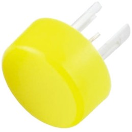 5 pcs - EAO Yellow Round Push Button Lens for Use with 19 Series