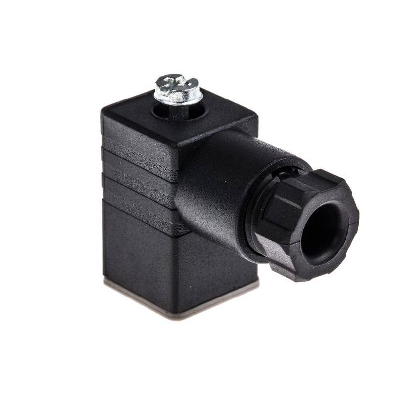 5 pcs - RS PRO 2P+E DIN 43650 C, Female Solenoid Valve Connector, No, 250 V ac Voltage