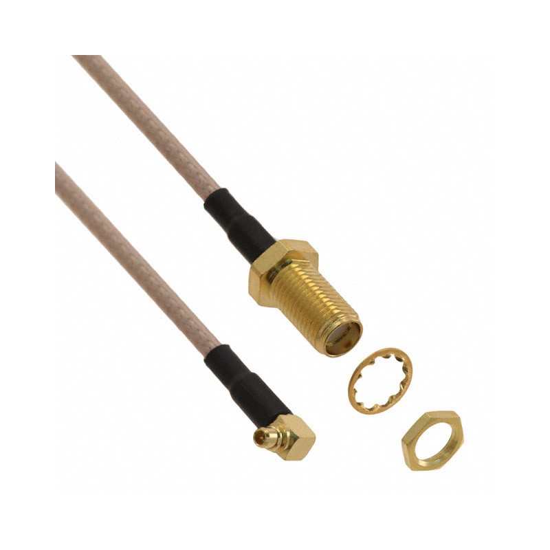 1 pcs : 0897616822 - Coaxial SMA to MMCX RG-316 18.00' (457.20mm)