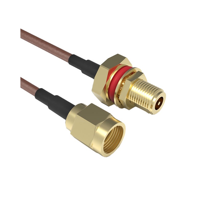 1 pcs : CABLE 234 RF-0500-A-1 - Coaxial RP-SMA to RP-SMA RG-178 19.69' (500.00mm)