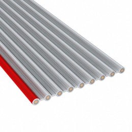 1 pcs : 8125/09 - CABLE RIBBON 9COND 0.1 GRAY FOOT