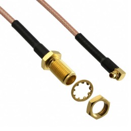 1 pcs : 415-0073-MM250 - Coaxial SMA to MMCX RG-316 9.843' (250.00mm)