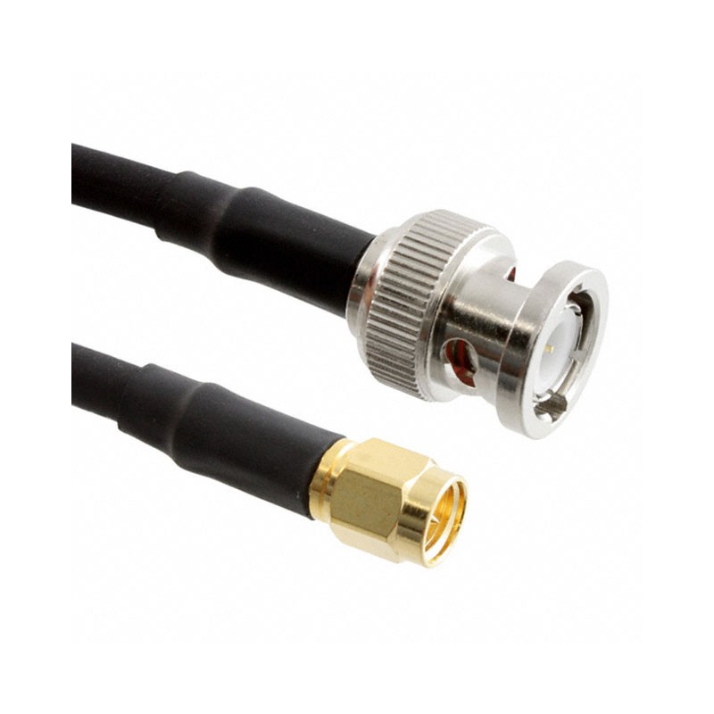 1 pcs : 245101-04-M0.50 - Coaxial BNC to SMA RG-58 19.69' (500.00mm)