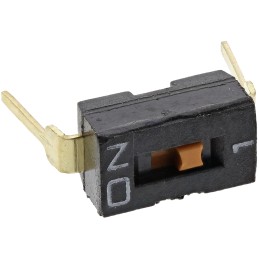 5 pcs - Omron 1 Way Through Hole DIP Switch SPST