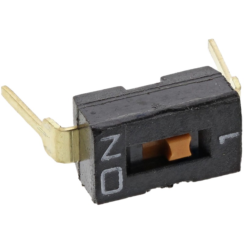 5 pcs - Omron 1 Way Through Hole DIP Switch SPST