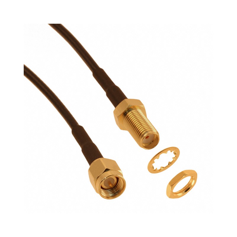 1 pcs : 135110-02-12.00 - Coaxial SMA to SMA RG-174 12.00' (304.80mm)