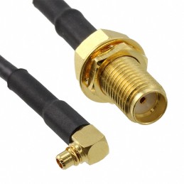 1 pcs : 245106-02-06.00 - Coaxial SMA to MMCX RG-174 6.000' (152.40mm)