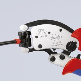 1 pcs - Knipex Hand Crimp Tool for Wire Ferrules