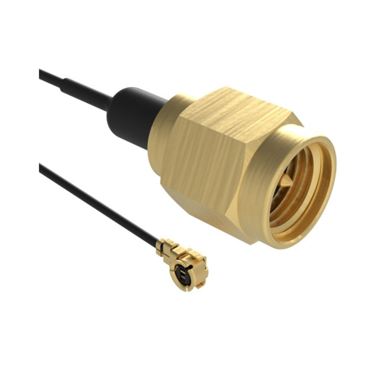1 pcs : 095-902-544-100 - Coaxial U.FL (UMCC), AMC to SMA 1.13mm OD Coaxial Cable 3.937' (100.00mm)
