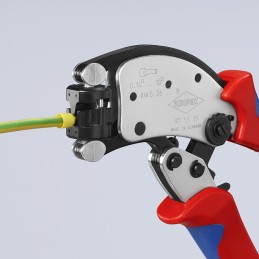 1 pcs - Knipex Hand Crimp Tool for Wire Ferrules