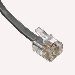 1 pcs : BC-64SS014F - CABLE MOD 6P4C PLUG TO PLUG 14'