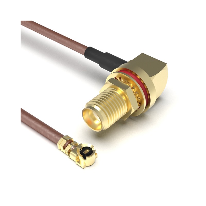 1 pcs : CABLE 394 RF-200-A-1 - Coaxial IPEX MHF1 to SMA RG-178 7.874' (200.00mm)