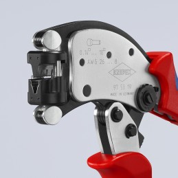 1 pcs - Knipex Hand Crimp Tool for Wire Ferrules