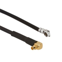 1 pcs : 095-900-555-100 - Coaxial AMC4 to MMCX 1.13mm OD Coaxial Cable 3.937' (100.00mm)