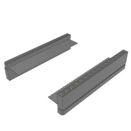 1 pcs : IDSS-16-D-12.00-R - SLIM BODY SINGLE-ROW IDC SOCKET