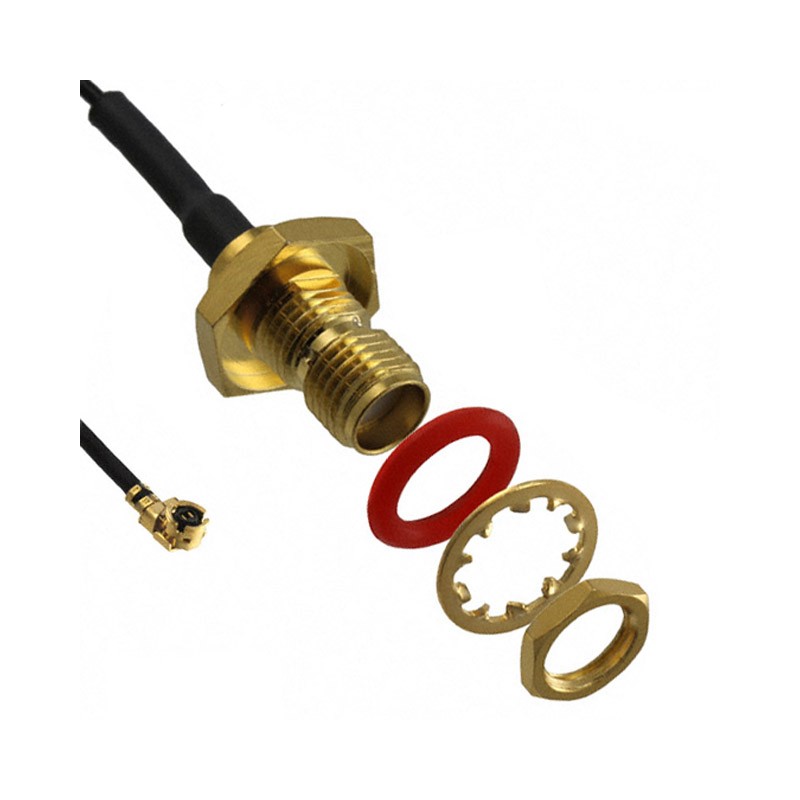 1 pcs : 336309-12-0300 - Coaxial U.FL (UMCC), AMC to SMA 1.13mm OD Coaxial Cable 11.811' (300.00mm)