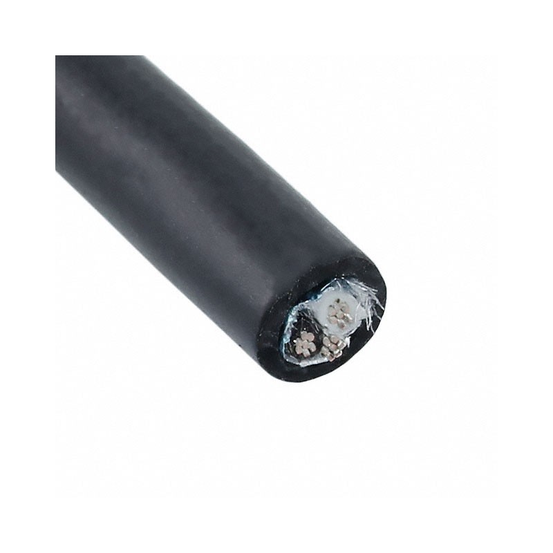 1 pcs : 45451 BK199 - CABLE 2COND 20AWG BLK SHLD FEET