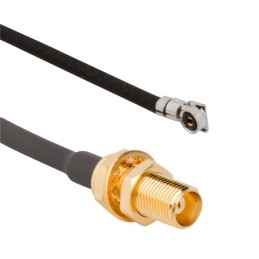 1 pcs : 095-900-558-100 - Coaxial AMC4 to MMCX 1.13mm OD Coaxial Cable 3.937' (100.00mm)