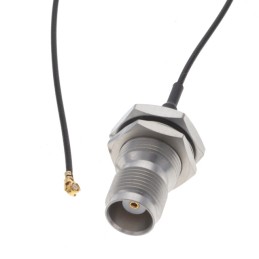 1 pcs : CAB451RF-0200-A-1-S - Coaxial IPEX MHF1 to TNC 1.37mm OD Coaxial Cable 7.874' (200.00mm)