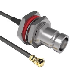 1 pcs : CABLE 272 RF-0050-A-2 - Coaxial IPEX MHF1 to BNC RG-178 1.969' (50.00mm)