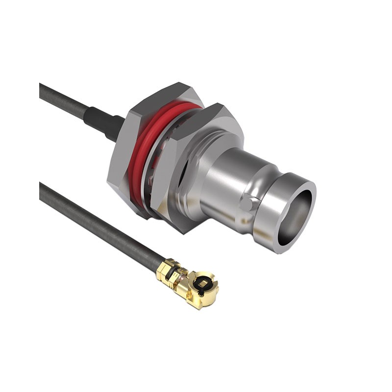1 pcs : CABLE 272 RF-0050-A-2 - Coaxial IPEX MHF1 to BNC RG-178 1.969' (50.00mm)