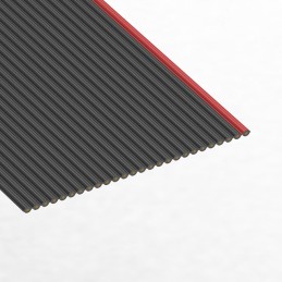 1 pcs : 3319/26 100 - CBL RIBN 26COND 0.05 BLACK FOOT