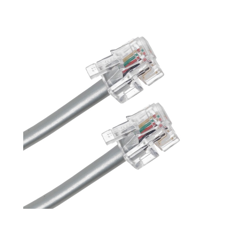 1 pcs : 510-26-4400-SV-0007F - CABLE MOD 4P4C PLUG TO PLUG 7'