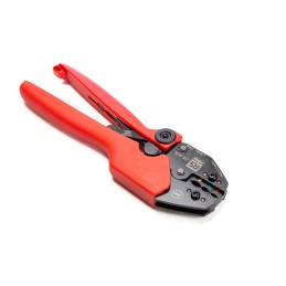 1 pcs - RS PRO Hand Ratcheting Crimp Tool for Insulated Spade Connectors, 0,5 - 6mm² Wire