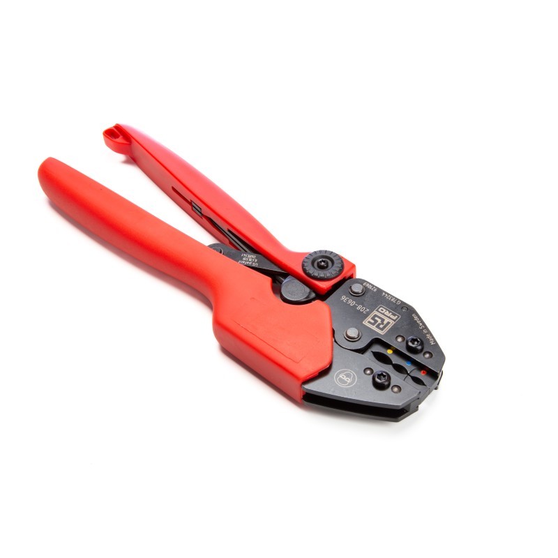 1 pcs - RS PRO Hand Ratcheting Crimp Tool for Insulated Spade Connectors, 0,5 - 6mm² Wire