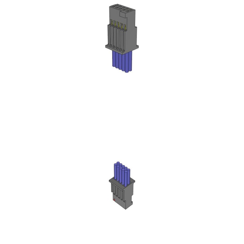 1 pcs : SFSD-05-28-G-13.00-D-NDX - .050 SOCKET DISCRETE CABLE ASSEM