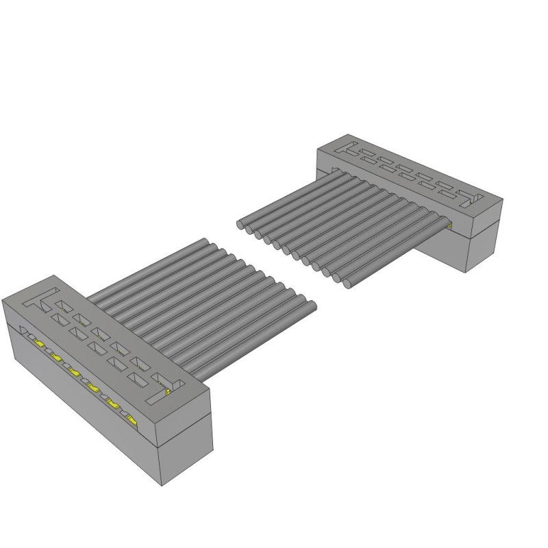 1 pcs : TCSD-06-D-12.00-01-F - 2MM DOUBLE ROW FEMALE IDC ASSEMB