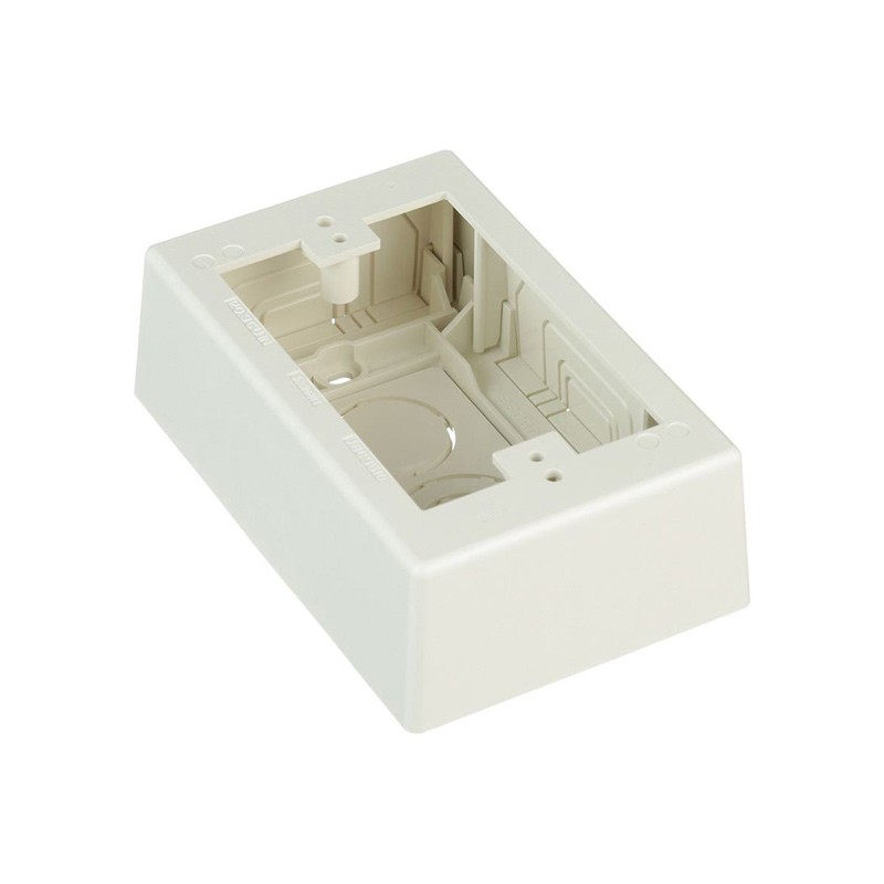 1 pcs : JBX3510IW-A - BOX JUNCTION 1GANG LV OWHT 2PC