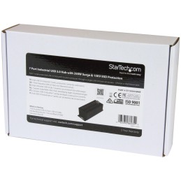 1 pcs - StarTech.com 7 Port USB 3.0 USB A, USB B Hub, AC Adapter Powered, 166 x 242 x 55mm