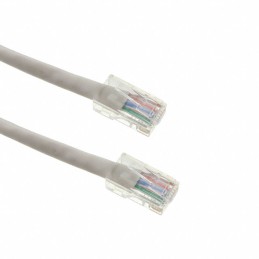 1 pcs : NPC-5E-003-GY - CABLE MOD 8P8C PLUG TO PLUG 3'